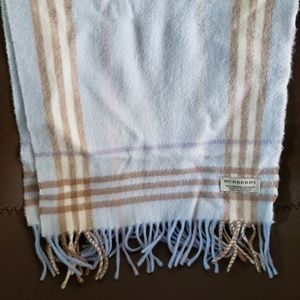 Burberry cashmere & wool scarf